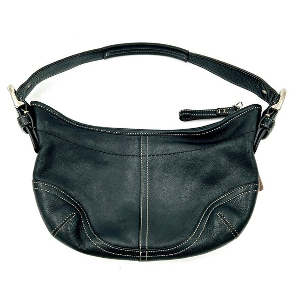 COACH 9541 Hobo Shoulder Bag Women’s Black Leather Vintage Y2K Authentic - Picture 11 of 11